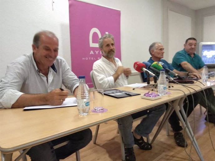 Rueda de prensa del colectivo Asturias Ganadera.