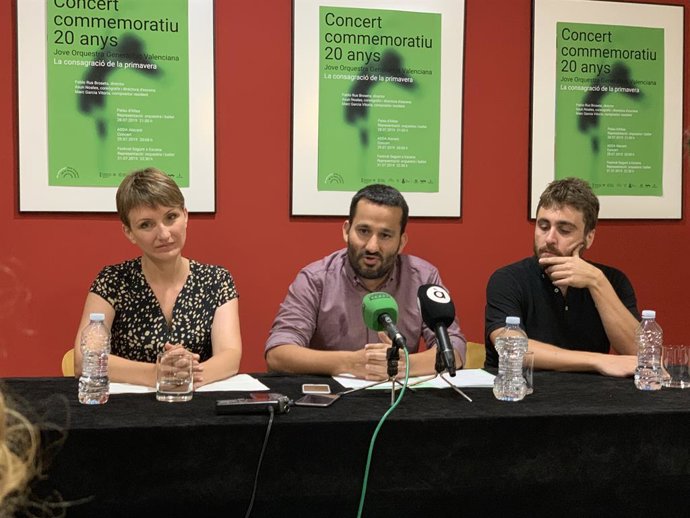 Presentación de la celebración del 20 aniversario de la Jove Orquestra de la Generalitat Valenciana