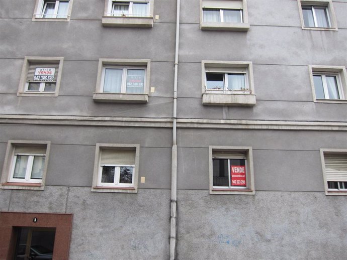 Viviendas, pisos en venta (foto de archivo)