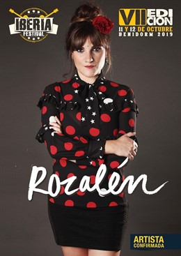 Cartel anunciador de la participación de Rozalén en el Iberia Festival 2019.