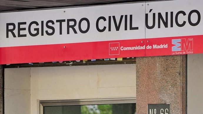 Oficina del Registro Civil en la Comunidad de Madrid