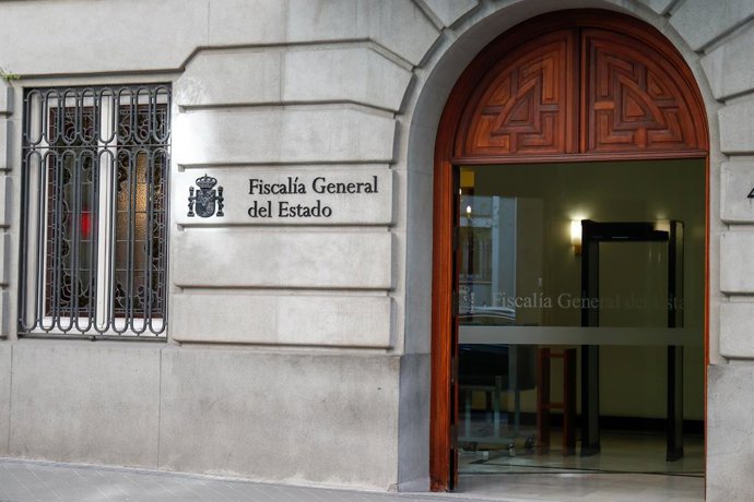 Entrada de la sede de la Fiscalía General del Estado.