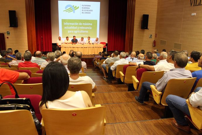 Huelva.- Regantes del Condado aplauden el encuentro entre administraciones para 