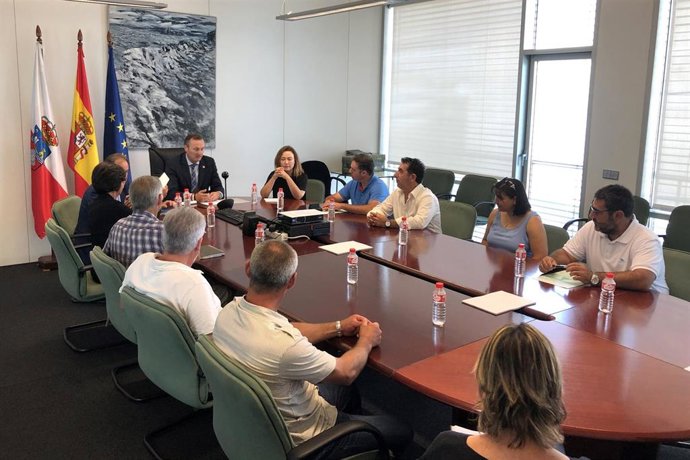 Guillermo Blanco, consejero de Desarrollo Rural, se reúne con sindicatos