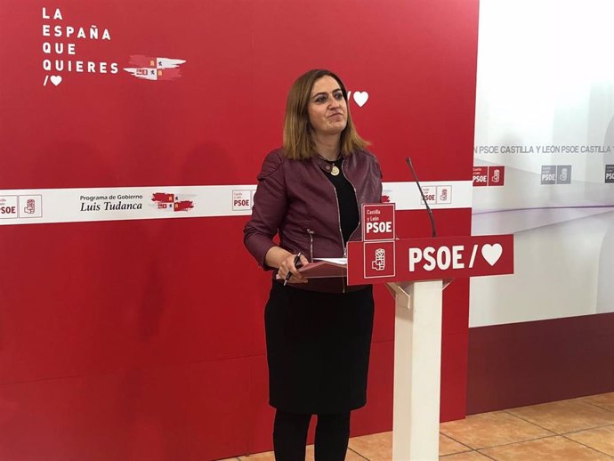 Foto de archivo de la vicesecretaria autonómica del PSOE, Virginia Barcones.