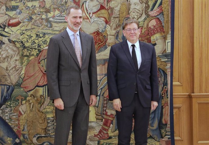 Ximo Puig se reúne con el rey Felipe VI