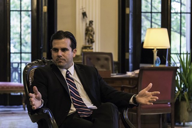 El gobernador de Puerto Rico, Ricardo Rosselló.