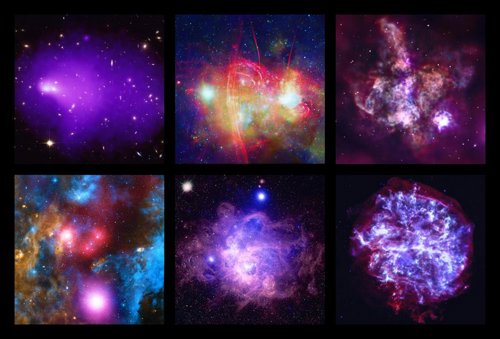 Imágenes conmemorativas del 20 aniversario en el espacio del telescopio Chandra