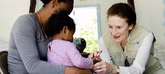 UNICEF ayudó a vacunar a casi la mitad de los niños de todo el mundo en 2018 