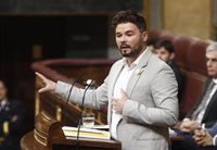 Rufián a Sánchez e Iglesias: "Debería darles vergüenza. Se arrepentirán"