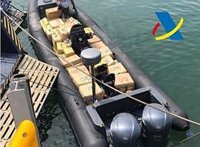 Dos detenidos en Sanlúcar (Cádiz) antes de alijar 2.500 kilos de hachís en la desembocadura del Guadalquivir