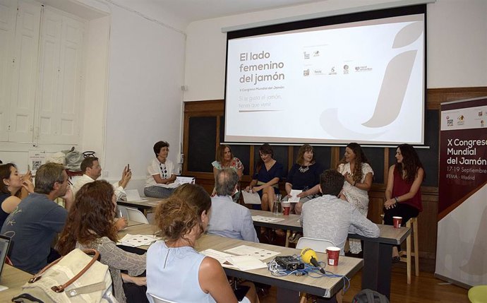 Celebración del evento 'El lado femenino del jamón' en el X Congreso Mundial del Jamón.