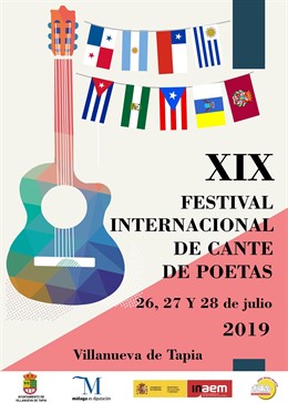 Cartel del Festival Internacional de Cante de Poetas