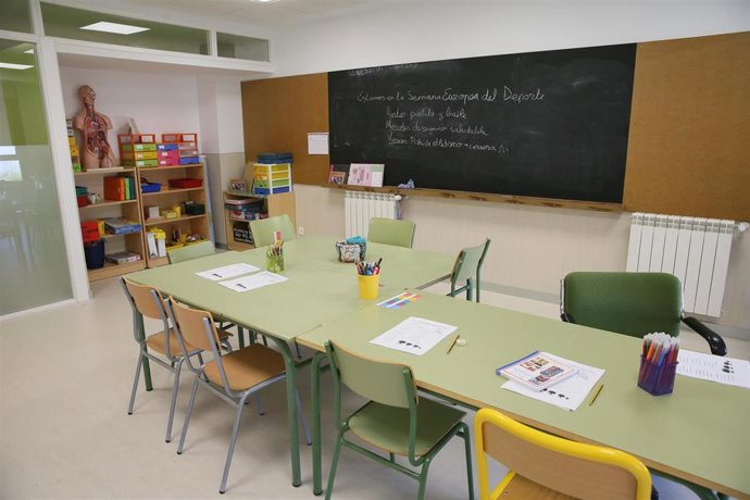 Colegio, clase, aula, infantil, escolar