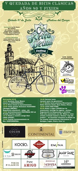 Cartel de la organización de Retropedal