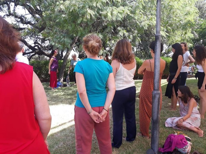 La experta en psicología social y arteterapia María José Malpica en los cursos de la Universidad Internacional de Andalucía (UNIA)