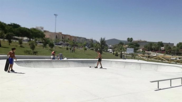 Skate en la localidad de Morón de la Frontera (Sevilla)