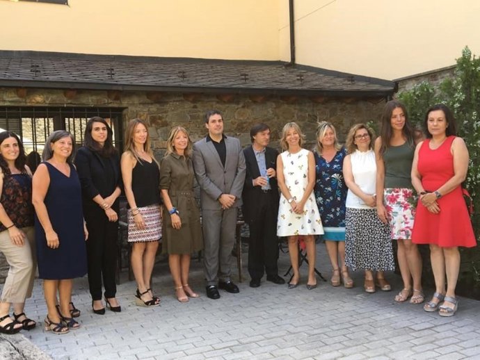 El Consejo Asesor del Libro Blanco del Autismo de Andorra, que se ha constituido este jueves.