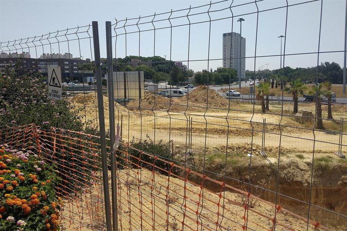 Estado de las obras de la pasarela de Ciudad Expo