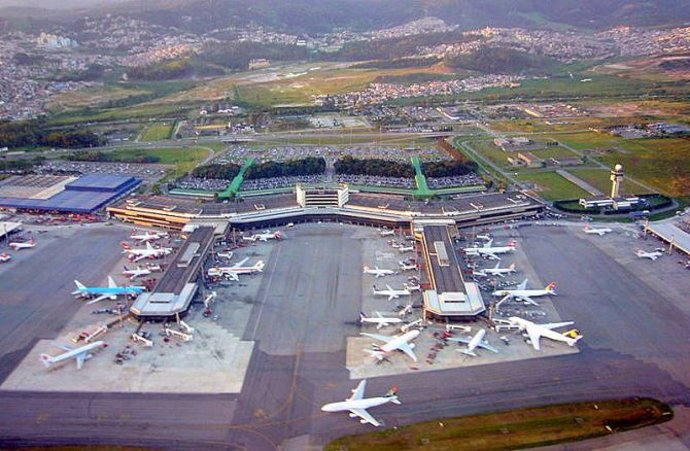 Aeroport De Guarulhos, el Brasil
