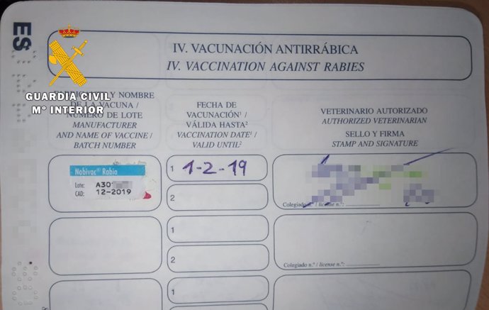 Nota De Prensa. Guardia Civil