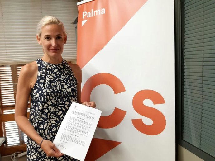 La portaveu de Ciutadans a Palma, Eva Pomar, en una imatge d'arxiu.
