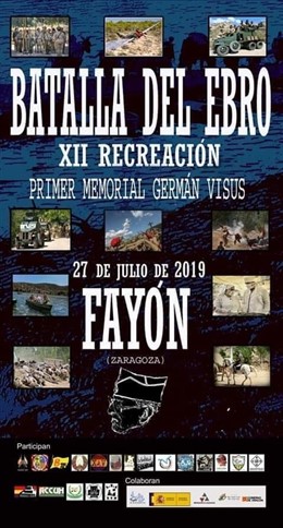 Fayón recreará este sábado la Batalla del Ebro, un evento que dedican a la memoria de Germán Visús.