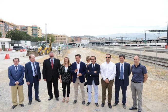 Comienzan las obras del aparcamiento de la estación de ferrocarril de Granada