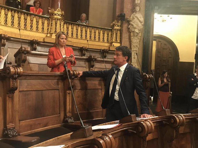 Eva Parera i Manuel Valls