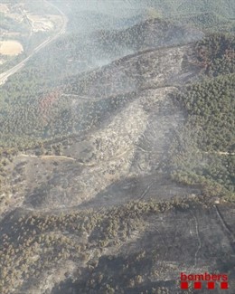 Incendio de Capellades (Barcelona)