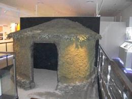 Interior del centro de interpretación de Terrera Ventura