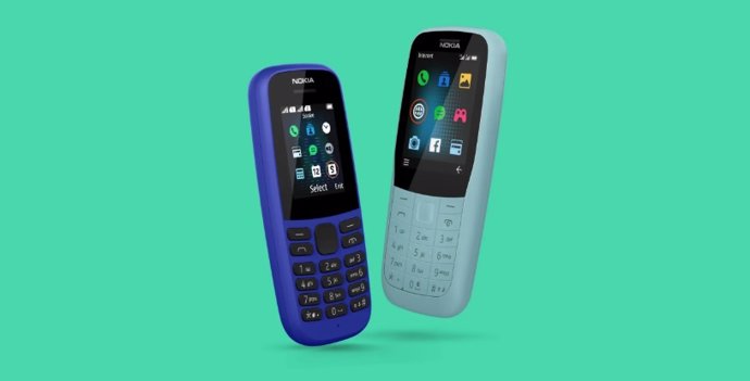Nuevos smartphones básicos y asequibles Nokia 220 4G y Nokia 105