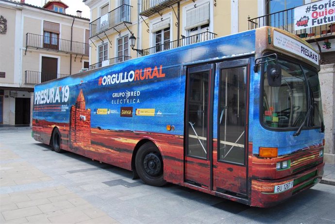 El Autobús de la Repoblación de Presura viaja esta semana a Oliete y Caspe. 