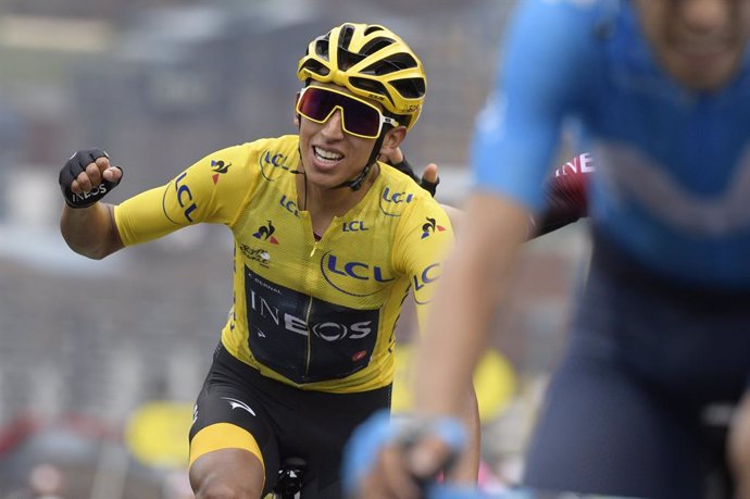 El ciclista colombiano Egan Bernal