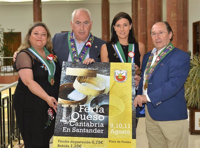 Presentación de la II Feria del Queso de Cantabria que se celebrará en Santander