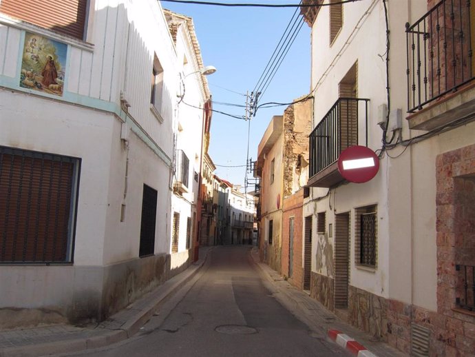 Una Calle De Grisén (Zaragoza)