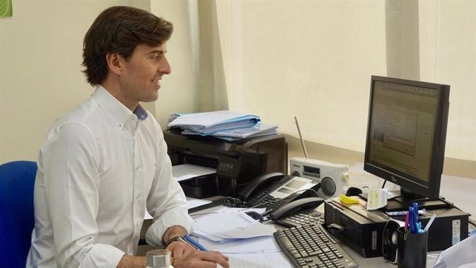 El candidato por el PP de Málaga al Congreso de los Diputados Pablo Montesinos