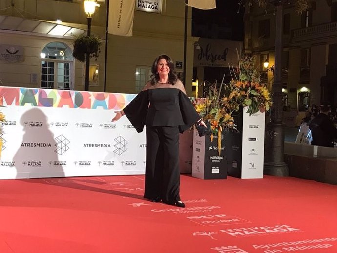 Adelfa Calvo en el Festival de Cine de Málaga
