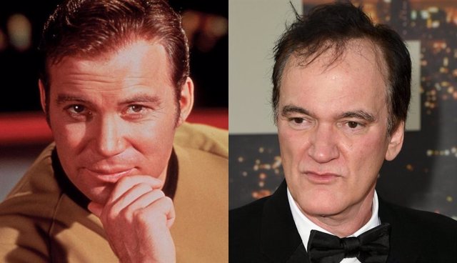 Imagen de William Shatner como el capitán Kirk en la serie de Star Trek,que se ha ofrecido a volver a la franquicia con Tarantino