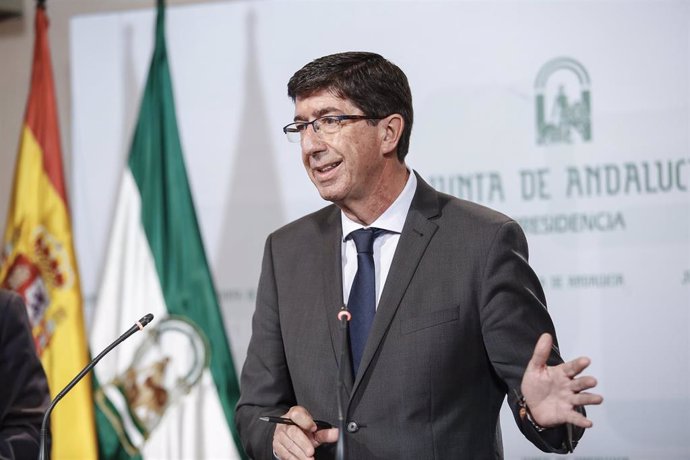 El vicepresidente de la Junta de Andalucía, Juan Marín 