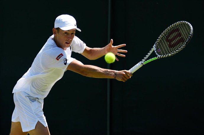 El tenista australiano Álex de Miñaur en Wimbledon