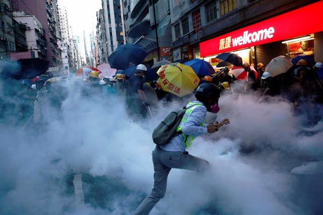 Disturbios en las manifestaciones en Hong Kong contra la ley de extradición a China