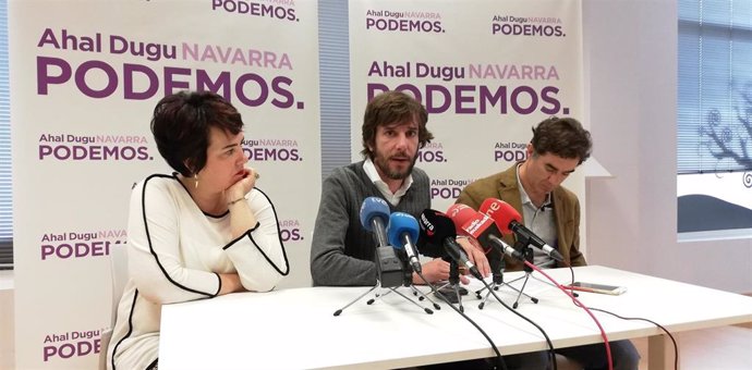 El parlamentario de Podemos Navarra Mikel Buil