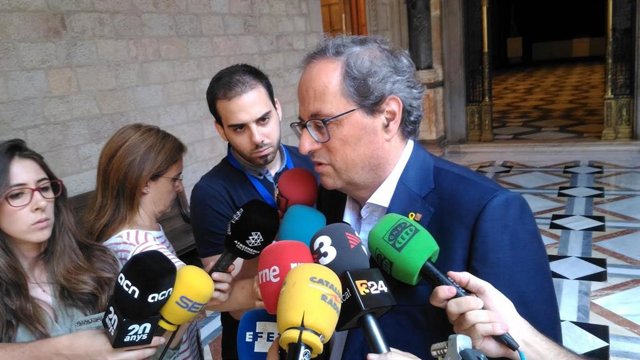 El presidente de la Generalitat, Quim Torra