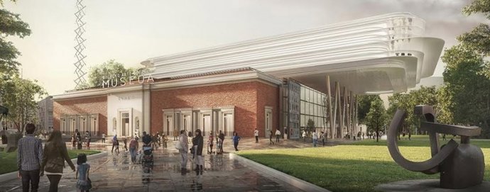 Proyecto ganador para la ampliación del Bellas Artes de Bilbao