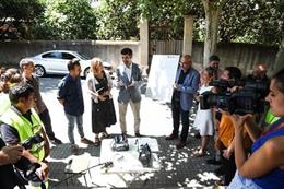 El conseller de Políticas Digitales y Administración Pública de la Generalitat, Jordi Puigneró, visitando las obras de despliegue de la red de fibra óptica de la Generalitat