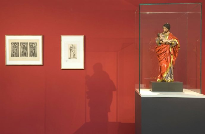 Figura de San José con Niño de Pedro de Mena.