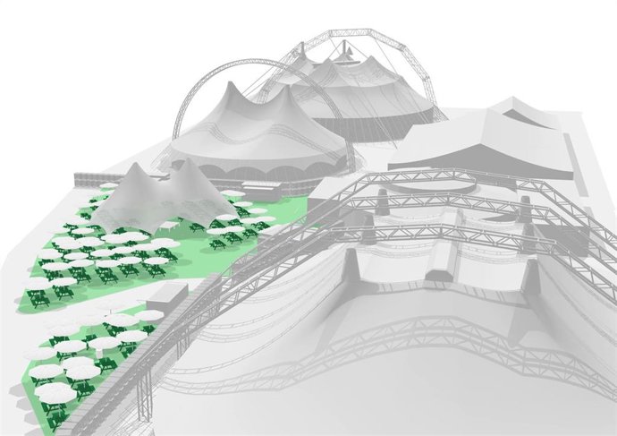 Proyección del nuevo Espacio Delicias.