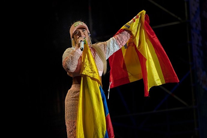 Karol G en el Reggaeton Beach Festival en Santander