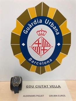 Recuperan un reloj de 100.000 euros robado a un turista con un bebé en brazos en Barcelona